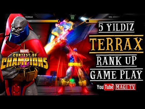 5 YILDIZ TERRAX RANK UP + GAME PLAY - MCOC TERRAX GAME PLAY