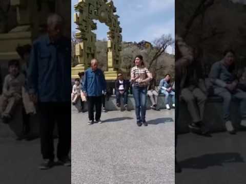 Amazing Old Man Shuffling In CHINA
