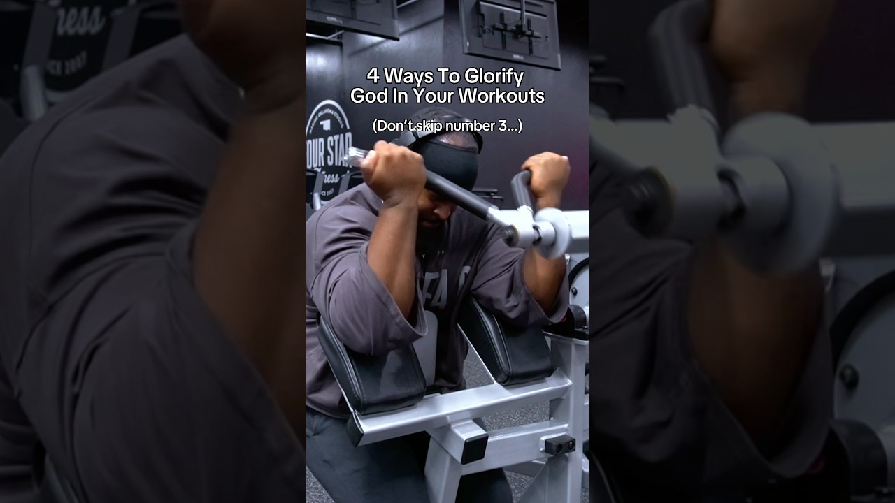 4 Ways To Glorify God In Your Workouts #christian #faith #god #gymmotivation #shorts