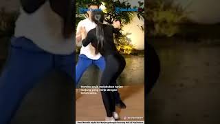 Download lagu DEWI PERSSIK HAS A FUN BED DANCE WITH A MAN BY THE POOL | @TribunLampung mp3