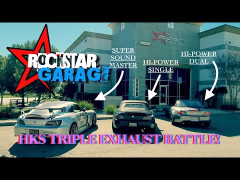 RN at Rockstar Garage: S2000 HKS Triple Exhaust BATTLE!