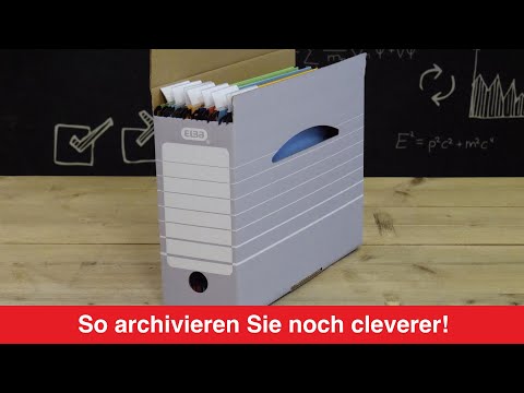 Artikelvideo 1 für ELBA Archivboxen Tric grau/weiß 11,0 x 34,0 x 27,0 cm, 10 St., Artikelnummer 961831