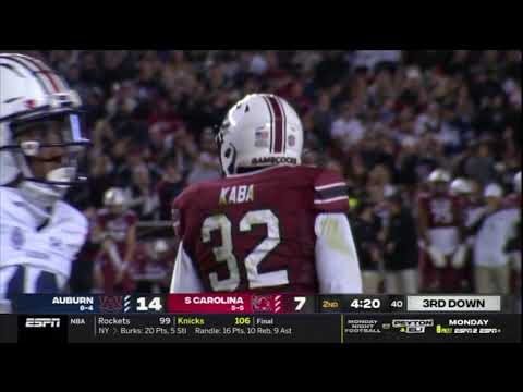 2021 USC vs Auburn - Mohamed Kaba Tackle for Loss