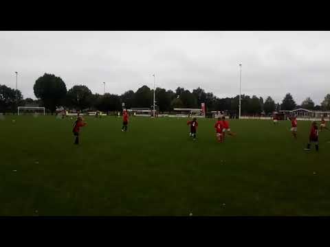 Rood wit JO-9 - sprundel JO-9 goal