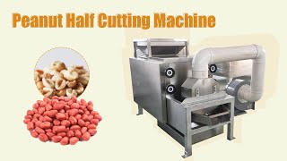 Peanut Peeling and Half Cutting machine | Dry Groundnut Peeler | Cocoa bean peeling machine youtube video