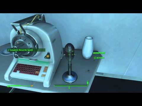 Fallout 4 Say The Perfect Speech For The Institute "Powering Up"