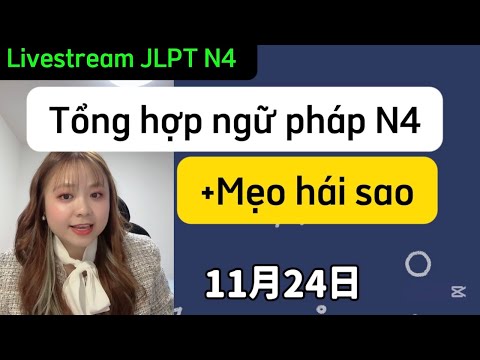 Ôn tổng hợp ngữ pháp N4 và mẹo hái sao cùng sei Thuận