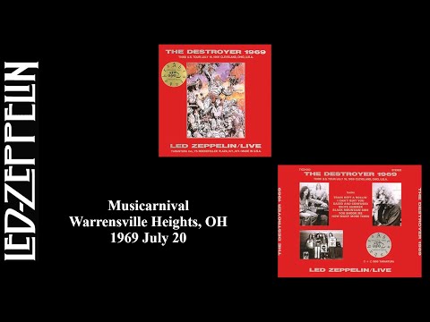 Led Zeppelin - 1969 July 20 - Musicarnival - Warrensville Heights, OH (Aud)
