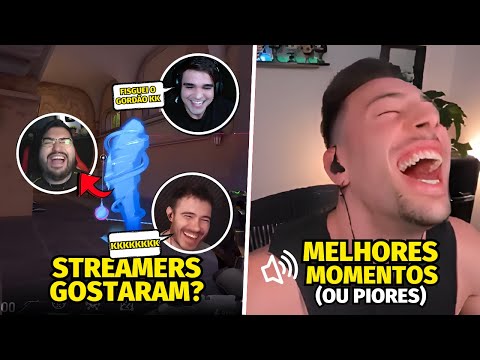 STREAMERS TESTANDO DEADLOCK - PASSARAM DOS LIMITES COM OS AUDIOS NA LIVE DO TCK - VALORANT CLIPS