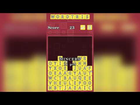 WordTris - Word spelling game Video