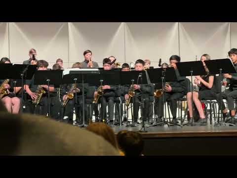 Carmichael Middle School- Lab Jazz Band#son’s first solo#TenorSax