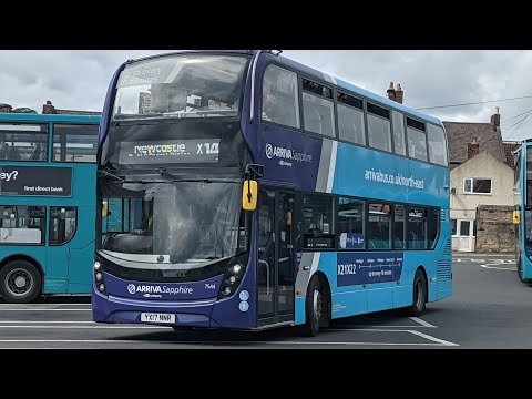 HILL THRASH | Route X14: 7544/YX17NNR - ADL Enviro 400 MMC