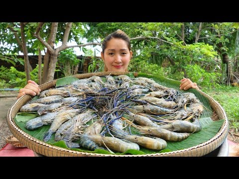 Yummy River Prawn Curry Cooking - River Prawn Cooking - Cooking With Sros Video