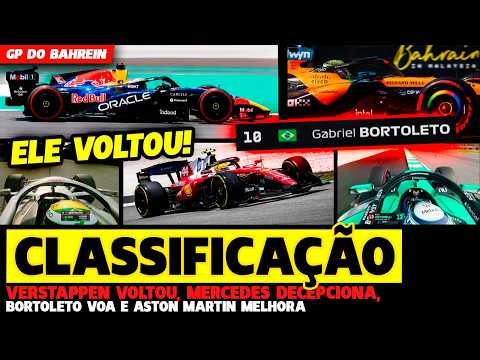 🚨CLASSIFICAÇÃO: VERSTAPPEN VOA, HAMILTON SURPREENDE, BORTOLETO NO Q3 E MERCEDES DECEPCIONA|FÓRMULA 1