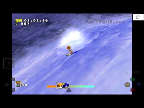 Sonic Adventure (Dreamcast) JXD S7800 Gameplay