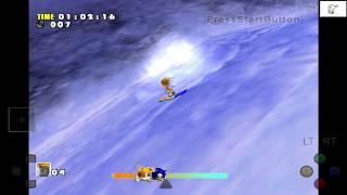 Sonic Adventure (Dreamcast) JXD S7800 Gameplay
