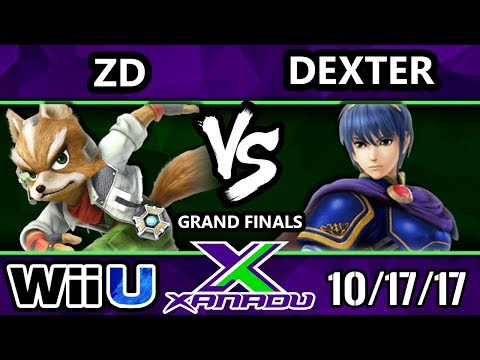 S@X 224 Smash 4 - ZD (Fox) Vs. Dexter (Marth, Lucina) - SSB4 Grand Finals - Smash for Wii U.