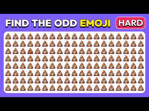 Find the ODD Emoji Out - Extreme Edition 🤩🔥💩 | 40 Ultimate Levels - Emoji Challenge