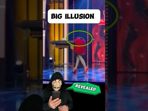BIG ILLUSION REVEALED 🎩🪄 #magic #tricks #viral #illusion #trending #trend #viralvideo #tutorial