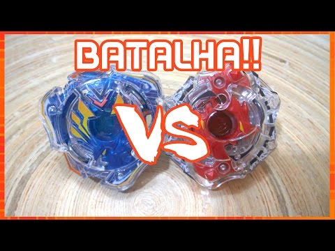 BeyGa - BATALHA de teste!! Valkyrie Wing Accel VS Spriggan Spread Fusion