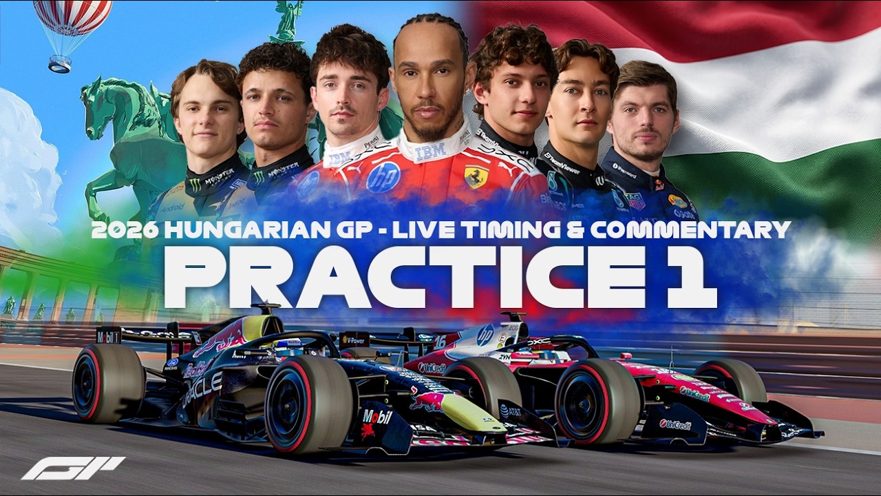 🔴 F1 LIVE | Hungarian GP 2026 PRACTICE 1 at Hungaroring | Live Timing & Commentary