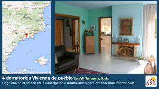 preview picture of video '4 dormitorios Vivienda de pueblo se Vende en Calafell, Tarragona, Spain'