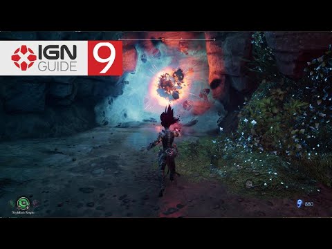 Darksiders 3 Walkthrough - Splintered Station Part 1- Isolated Spider Web Puzzle Solution