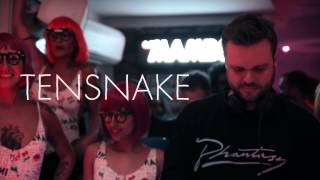 Tensnake opening the first INSANE preparty of 2015