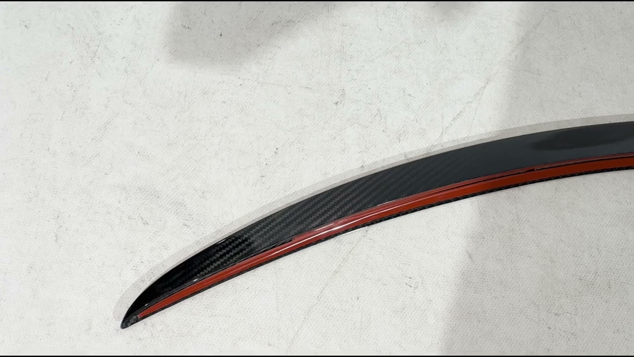 Tesla Model S 2012– Heckspoiler V2 (Carbon) Video 1