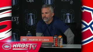 CAR@MTL R3G4: Martin St-Louis' pregame media ops | FULL PRESS CONFERENCES