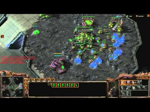 Starcraft på Svenska - Largo lirar ladder vs soulspirit (ZvZ)