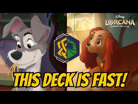 Lady and the Tramp AGGRO is META | Lorcana | Episode 1 🟡🟢