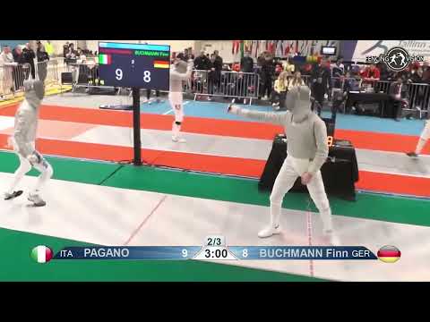 European Championships 2023 CMS - L32 - Francesco Pagano ITA v Finnn Buchmannn GER