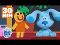 Blue Josh Meet Their Felt Friends Blue S Clues You