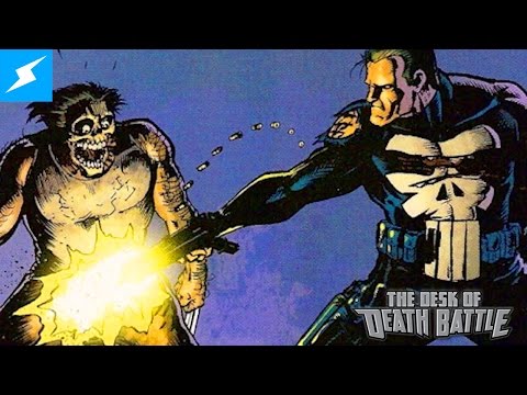 プニッシャーがウルヴァリンをディックに撃ち込んだ？| デスバトルの机 (Punisher Shot Wolverine in the Dick? | The Desk of DEATH BATTLE)