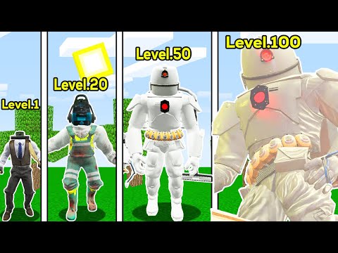 TITAN CLEANER MAN LEVELS 😱 - Minecraft