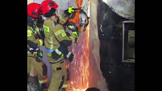 Wideo: Po�ar marketu w Polkowicach