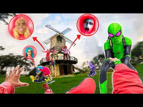 8 Spider-Man ENCOUNTERS ALL Serbian Dancing In The Abandoned Area..! - Season 2 ( FLife Action POV )