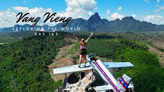 Vang Vieng’s Hidden Gems: Viewpoint &amp; Lagoon - Travel Vlog