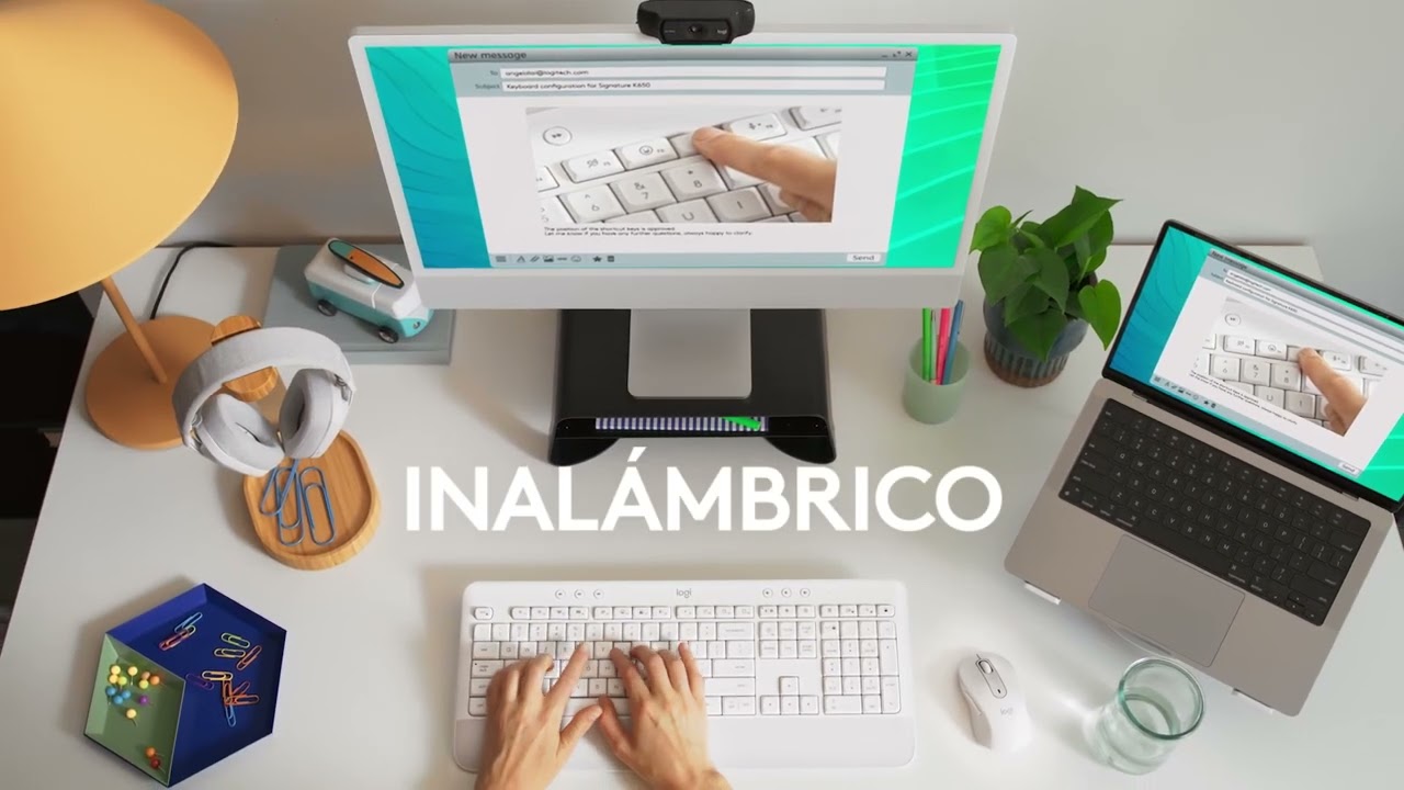 Logitech 920-010914 teclado Oficina Bluetooth AZERTY Francés Grafito