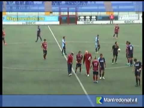 Manfredonia Real Hyria 0-1, biancocelesti sfortunati