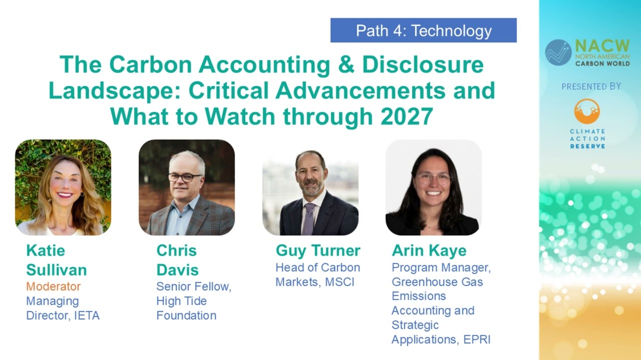 NACW 2026 - Path 4: The Carbon Accounting & Disclosure Landscape:  Critical Advancements & What to W