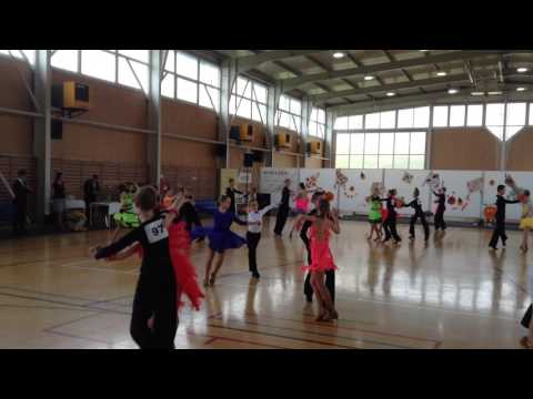 Taneční soutěž Vyškov 18.10.2015  Samba Junior I C