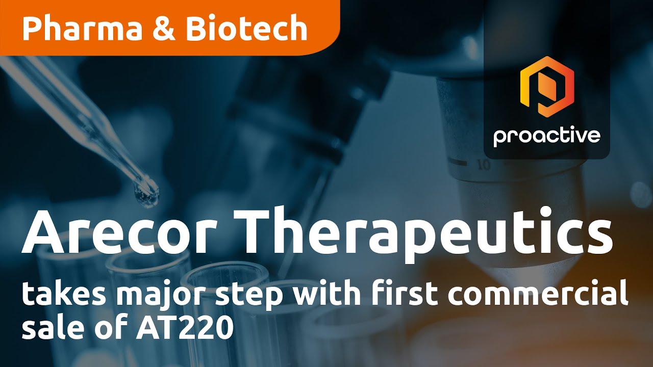 Arecor Therapeutics takes major step with first commercial sale of AT220