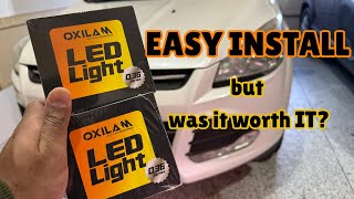 FordEscape 2013-2016 Headlight bulb swap to Oxilam LED