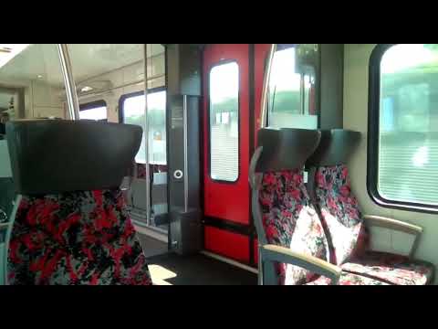 Fahrt im RE19 Rhein-Ijssel Express von Düsseldorf Hbf nach Arnhem Centraal, 23.07.2020