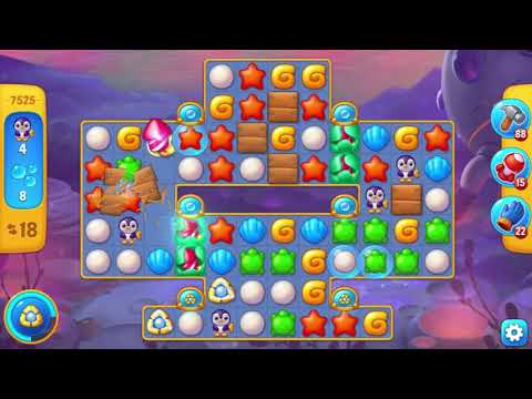 Fishdom  Level 7521 - 7530 (First Try) + Mini Game 🐟🐡