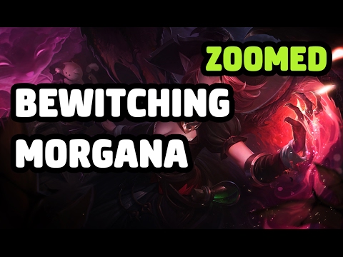BEWITCHING MORGANA SKIN ZOOMED SPOTLIGHT - LEAGUE OF LEGENDS