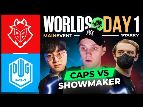 CAPS VS SHOWMAKER | G2 VS DAMWON KIA | WORLDS GROUP STAGE 2022