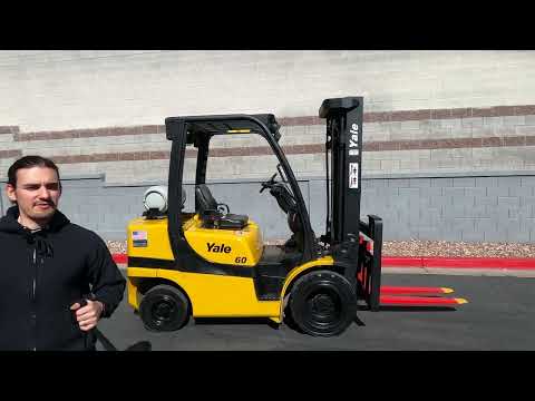 Yale GLP060VXEVSE093 6,000 lb LP(Propane) #771P - Forklift for Sale